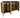 Wooden Log Store (Roof Sloping Back) with Doors and Shelf W-335cm, H-126cm or 180cm, D-88cm