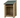 Wooden Log Store with Felt Roof and Shelf W-79cm, H-126cm or 180cm, D-88cm