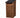 Wooden Log Store with Felt Roof and Door W-79cm, H-126cm or 180cm, D-88cm - Brown Finish