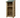 Wooden Log Store with Felt Roof and Shelf W-79cm, H-126cm or 180cm, D-88cm