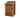 Wooden Garden Tool Storage with Shelf W-79cm, H-126cm or 180cm, D-88cm - Brown Finish