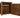 Wooden Garden Tool Storage (Roof Sloping Back) W-99cm, H-126cm or 180cm, D-88cm - Brown Finish