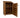 Wooden Garden Tool Storage with Shelf W-119cm, H-126cm or 180cm, D-88cm - Brown Finish