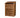 Wooden Log Store with Door and Shelf W-119cm, H-126cm or 180cm, D-88cm - Brown Finish