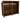 Wooden Log Store (Roof Sloping Back) with Shelf W-227cm, H-126cm or 180cm, D-88cm - Brown Finish