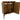 Slatted Wooden Log Store (Roof Sloping Back) with Doors W-187cm, H-126cm or 180cm, D-88cm - Brown Finish