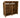Wooden Log Store (Roof Sloping Back) W-187cm, H-126cm or 180cm, D-88cm - Brown Finish