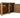 Wooden Garden Tool Storage (Roof Sloping Back) W-187cm, H-126cm or 180cm, D-88cm - Brown Finish