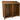 Wooden Log Store W-187cm, H-126cm or 180cm, D-88cm - Brown Finish
