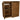 Wooden Garden Tool Storage (Roof Sloping Back) with Shelf W-187cm, H-126cm or 180cm, D-88cm - Brown Finish