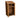 Wooden Log Store with Shelf W-99cm, H-126cm Or 180cm, D-88cm - Brown Finish