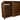 Wooden Garden Tool Storage (Roof Sloping Back) with Shelf W-227cm, H-126cm or 180cm, D-88cm - Brown Finish