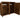Wooden Garden Tool Storage (Roof Sloping Back) with Shelf W-227cm, H-126cm or 180cm, D-88cm - Brown Finish
