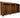 Wooden Log Store W-335cm, H-126cm or 180cm, D-88cm - Brown Finish