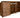 Wooden Garden Tool Storage (Roof Sloping Back) with Shelf W-335cm, H-126cm or 180cm, D-88cm - Brown Finish