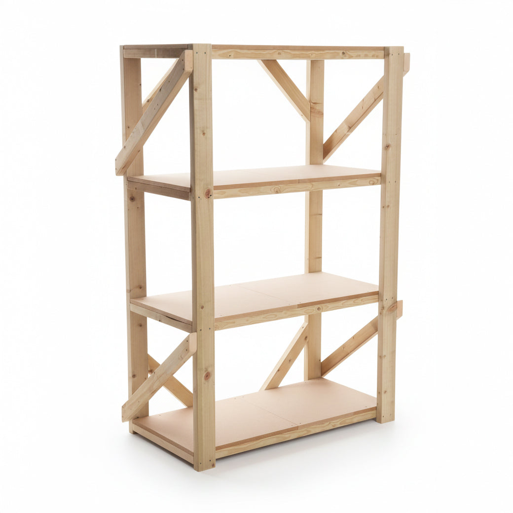 Wooden Round Racking Heavy-Duty Racking – Strong & Reliable Storage Solutions – Arbor Garden ...