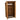 Wooden Log Store (Roof Sloping Back) W-99cm, H-126cm Or 180cm, D-88cm - Brown Finish