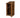Wooden Log Store with Shelf W-79cm, H-126cm or 180cm, D-88cm - Brown Finish
