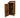 Wooden Garden Tool Storage with Shelf W-79cm, H-126cm or 180cm, D-88cm - Brown Finish