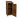 Wooden Garden Tool Storage with Shelf W-79cm, H-126cm or 180cm, D-88cm - Brown Finish