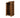 Wooden Log Store W-79cm, H-126cm or 180cm, D-88cm - Brown Finish