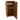 Wooden Garden Tool Storage with Shelf (Roof Sloping Back) W-99cm, H-126cm or 180cm, D-88cm - Brown Finish