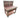 Wooden Eucalyptus hardwood workbench, tool cabinet with drawer (V.1) with back and wheels