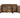 Slatted Wooden Log Store with Doors W-335cm, H-126cm or 180cm, D-88cm - Brown Finish