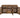 Slatted Wooden Log Store with Doors and Shelf W-335cm, H-126cm or 180cm, D-88cm - Brown Finish