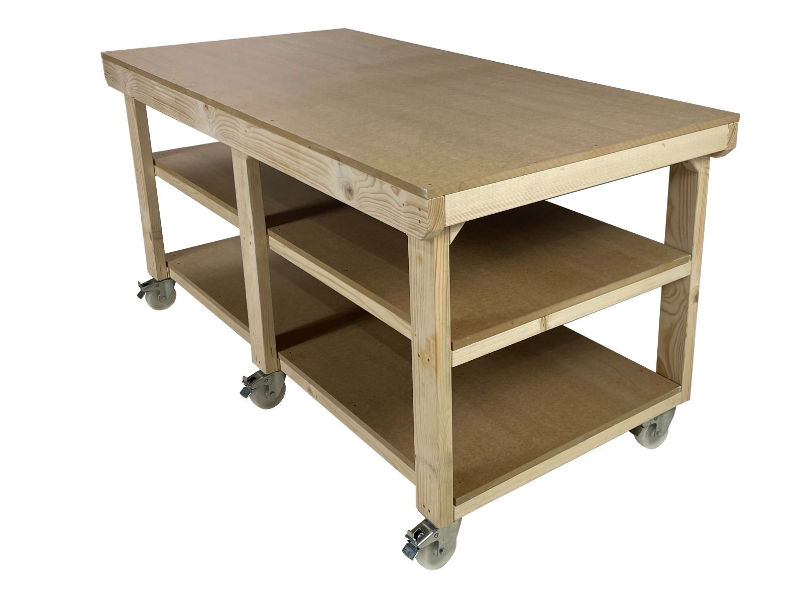 Wooden MDF Top Workbench | 4ft Depth for Heavy-Duty Tasks – Arbor ...