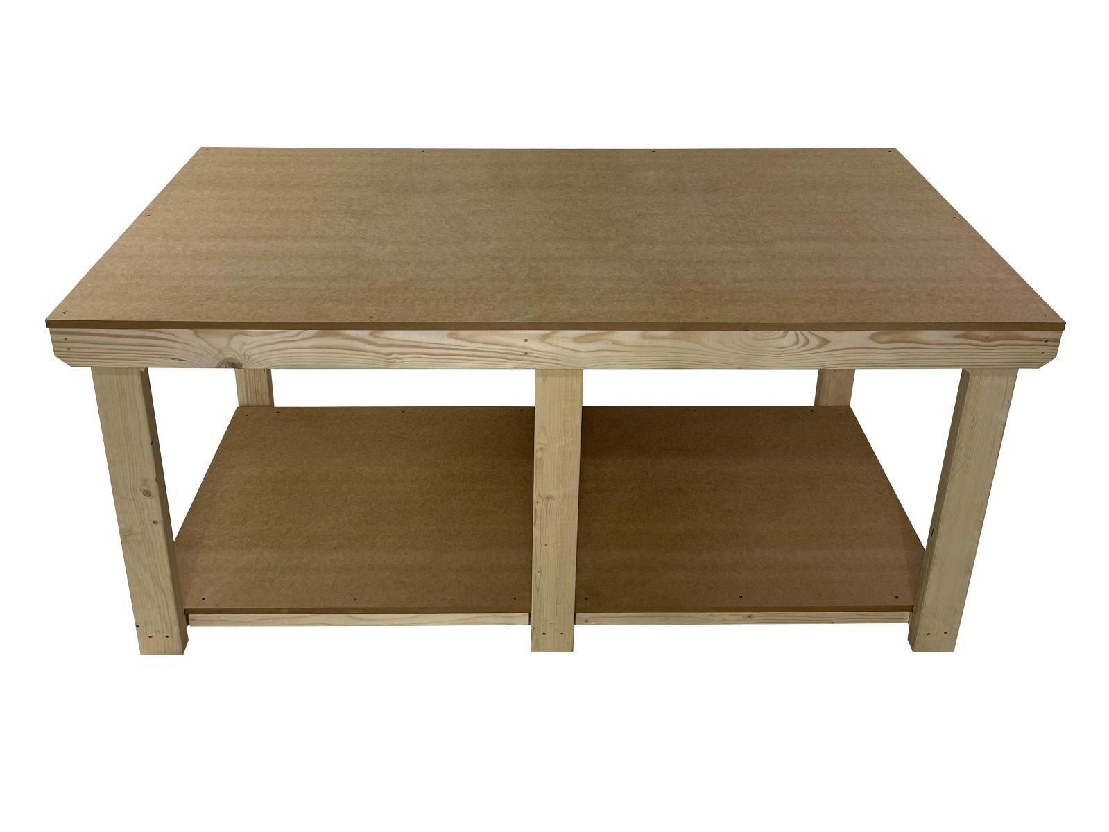 Wooden Workbench MDF Top Depth-4ft