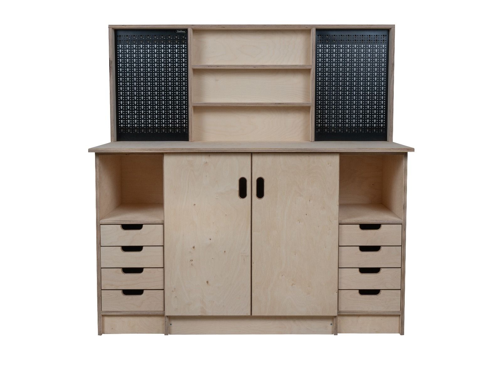 Multi-Purpose Wooden Workbench Olympus | Versatile Storage Solution ...
