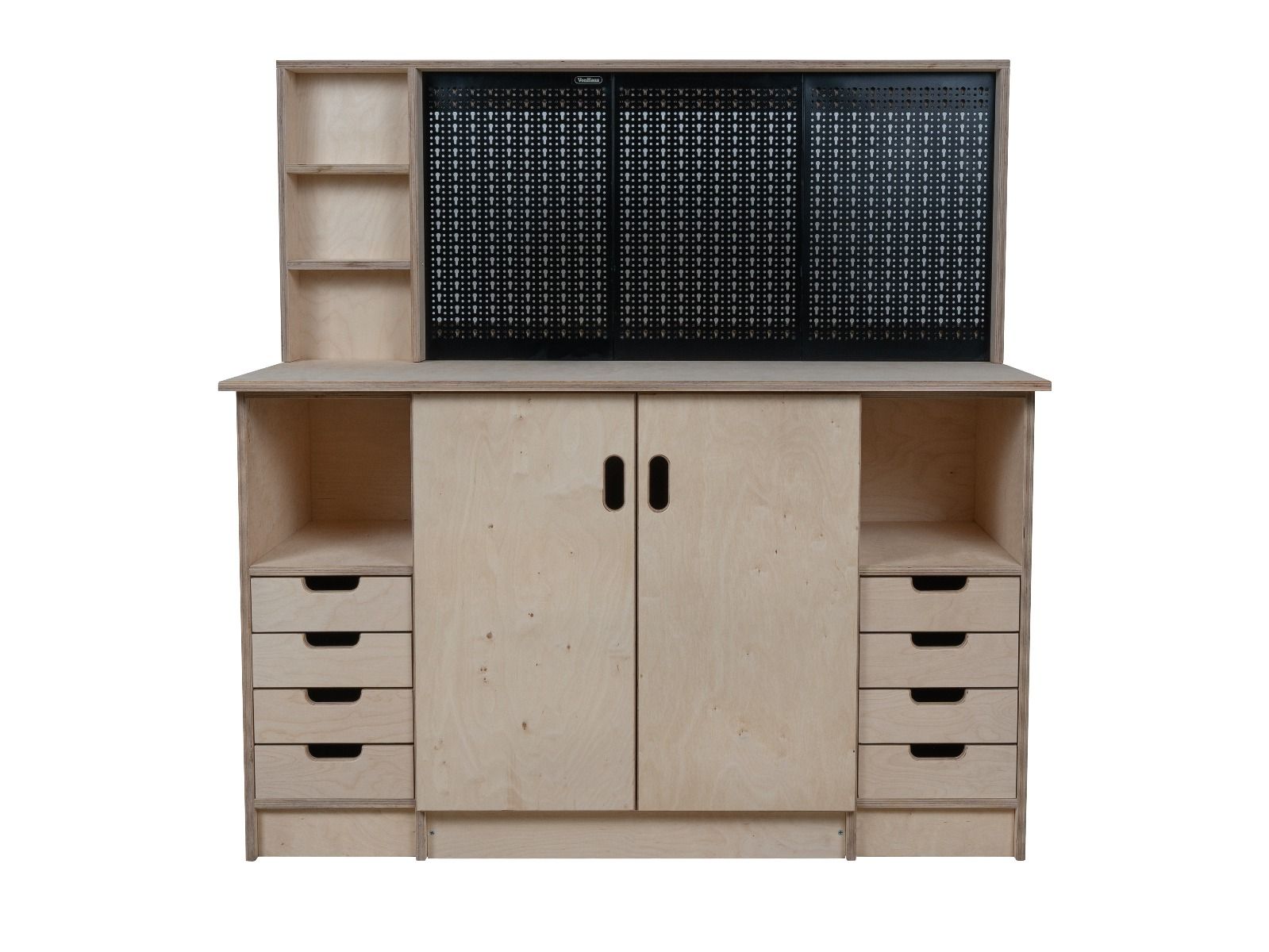 Multi-Purpose Wooden Workbench Olympus | Versatile Storage Solution ...