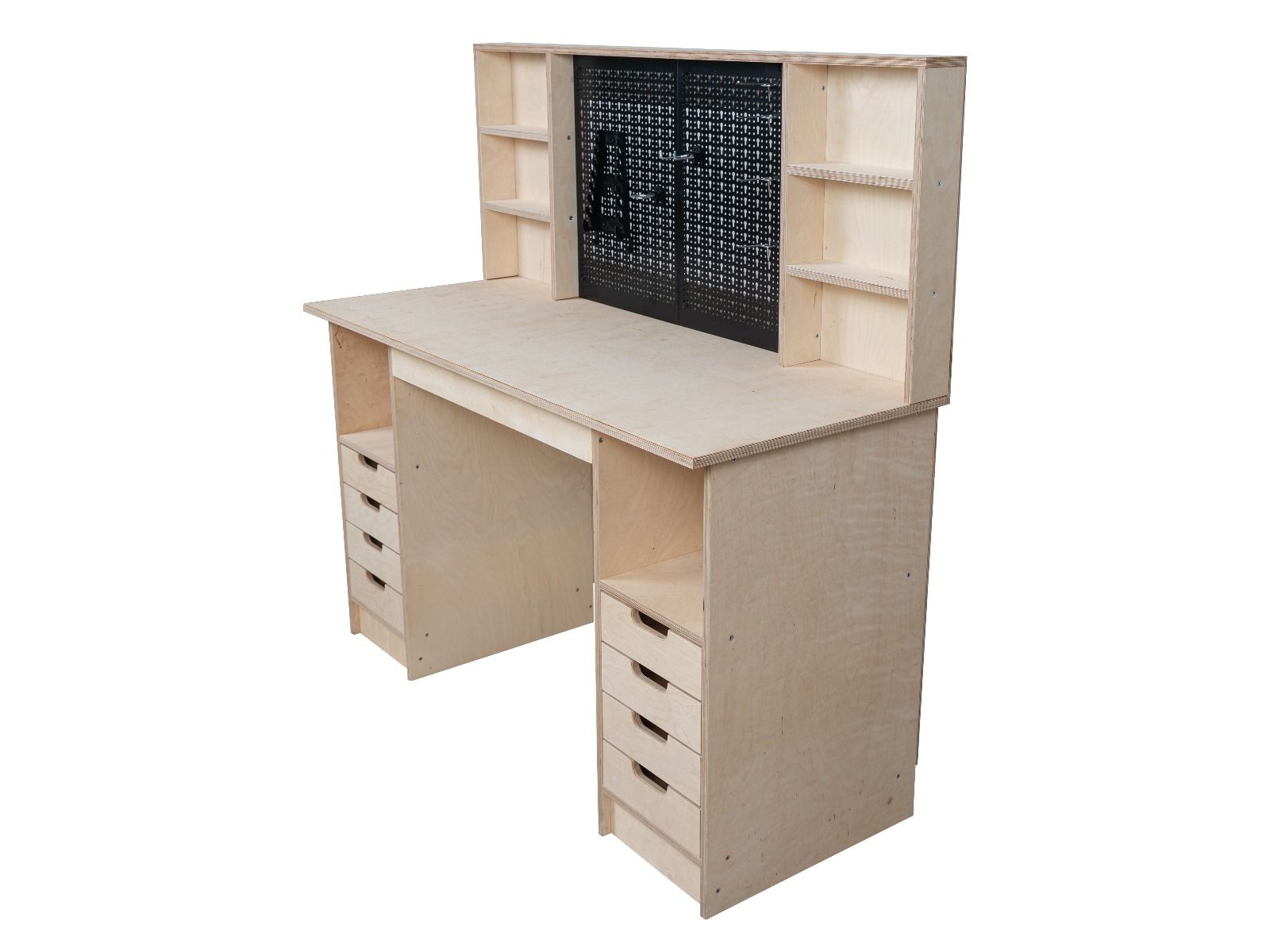 Multi-Purpose Wooden Workbench Olympus | Versatile Storage Solution ...