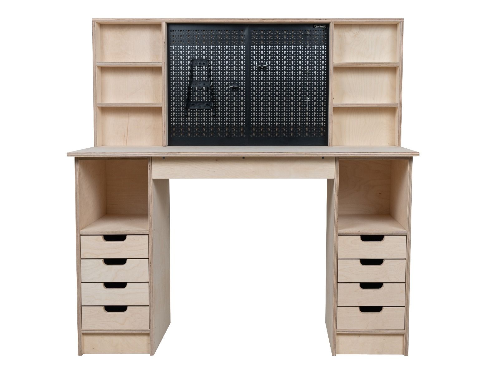 Multi-Purpose Wooden Workbench Olympus | Versatile Storage Solution ...