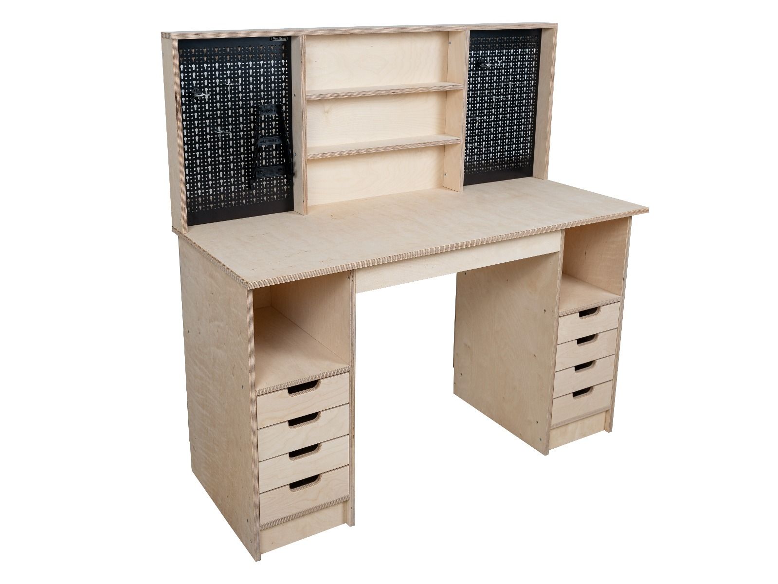 Multi-Purpose Wooden Workbench Olympus | Versatile Storage Solution ...