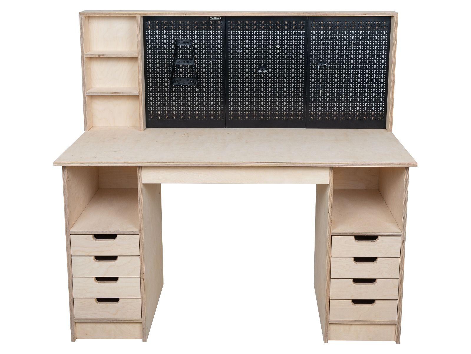 Multi-Purpose Wooden Workbench Olympus | Versatile Storage Solution ...