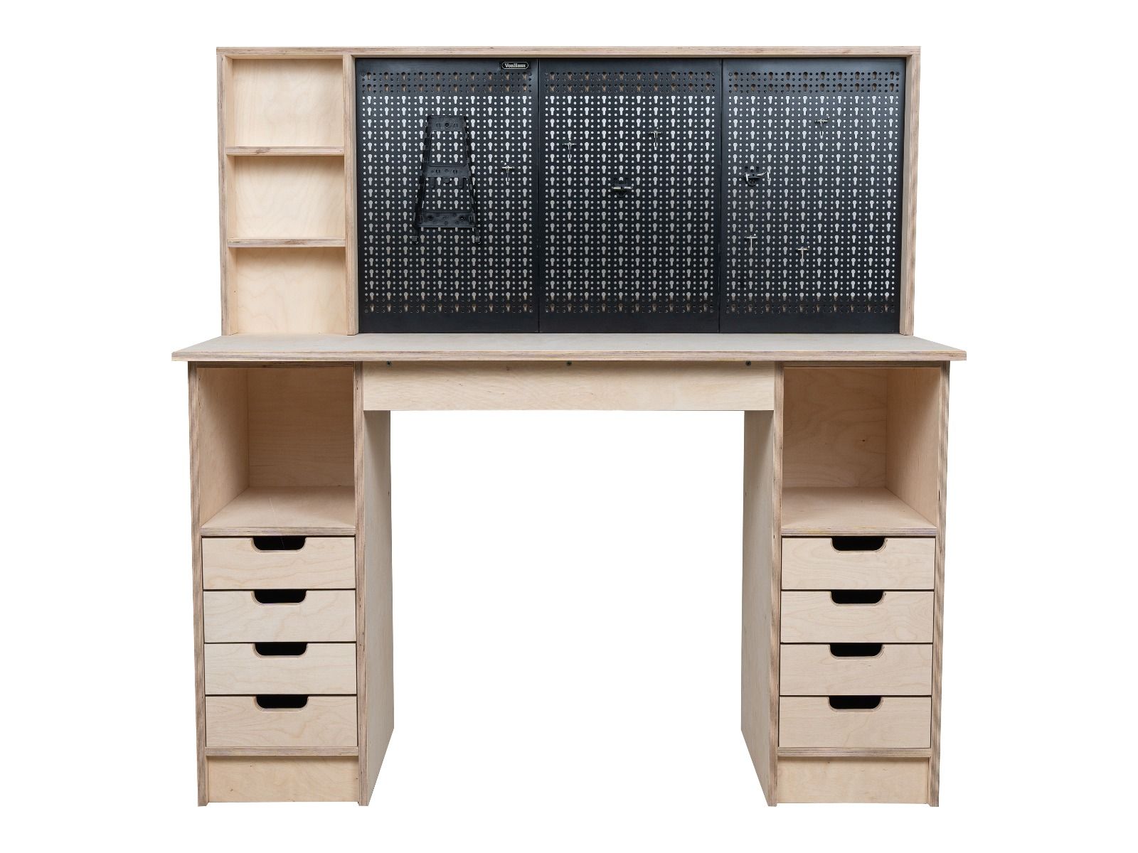 Multi-Purpose Wooden Workbench Olympus | Versatile Storage Solution ...