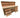 Wooden Eucalyptus hardwood top workbench with drawers and functional lockable cupboard (V.5) with back