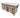 Wooden Eucalyptus hardwood top workbench with drawers and functional lockable cupboard (V.6)