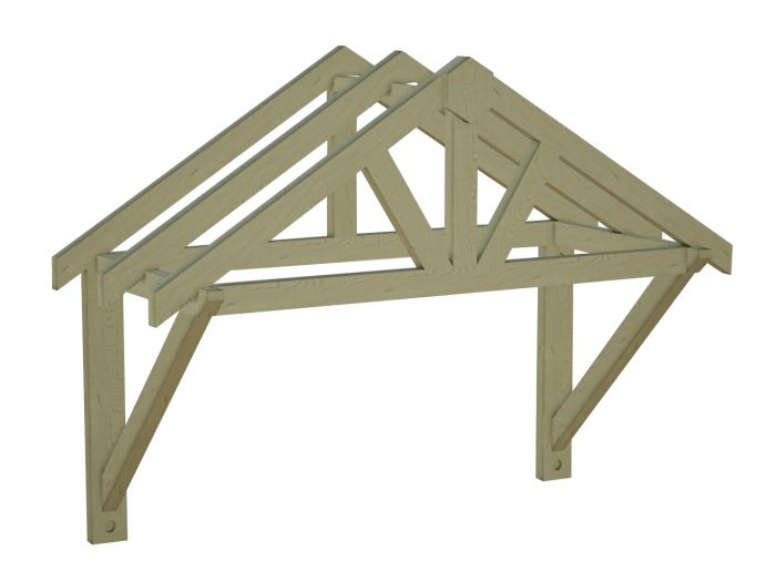 Apex Roof Porch Canopy (multiple sizes) - Arbor Garden Solutions