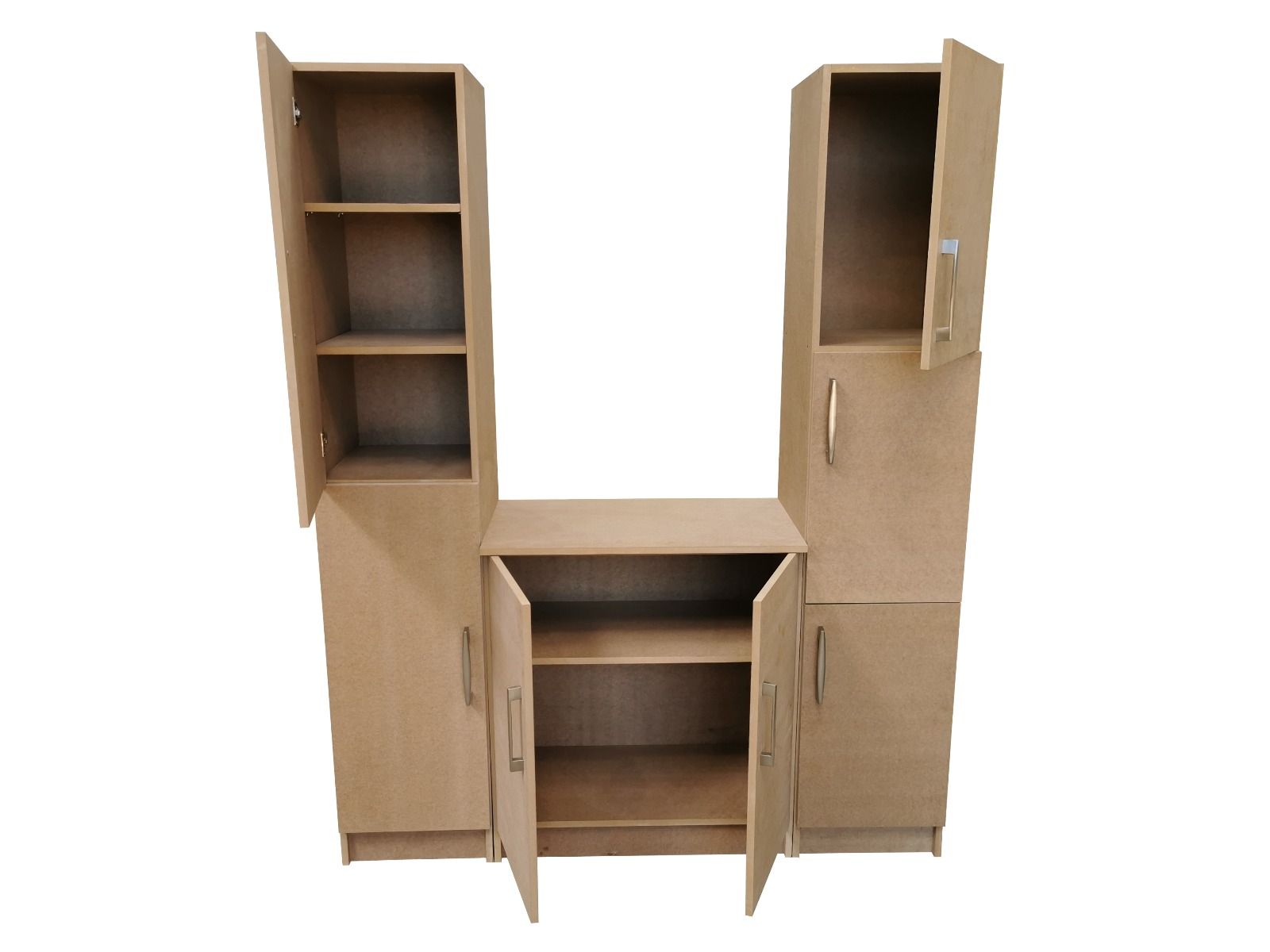 3 piece MDF cabinet set  Fast and free delivery! - Arbor Garden Solutions