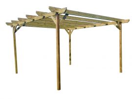 Wooden Garden Pergola Kit 42 sizes available | Free Delivery - Arbor ...