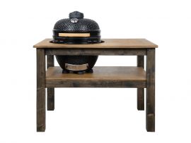 Grill Table, BBQ Kitchen Space for - Kamado Bono Minimo (L-120cm W-80cm H-88cm)