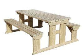 Abies Picnic Table & Benches Set