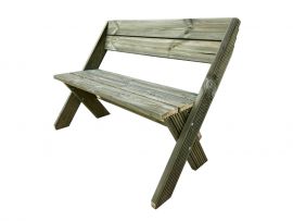 DeckFusion Garden seat with back