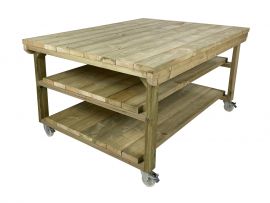 Wooden Super Heavy Duty Indoor / Outdoor Workbench - 3ft and 4ft Depth