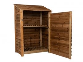 Wooden Log Store 4Ft or 6Ft (W-119cm, H-126cm or 180cm, D-88cm)