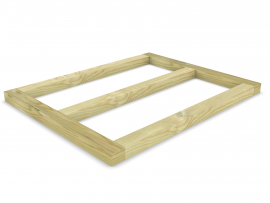 Wooden shed bases 4x3 (W-118cm x D-94cm)