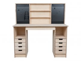 Multi-purpose wooden workbench, storage cabinet Olympus-2